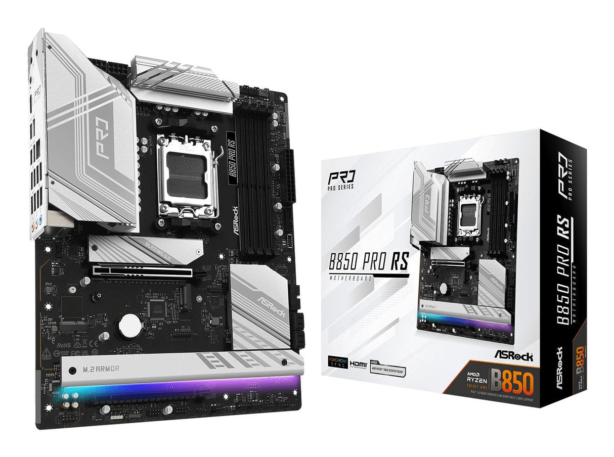 EAN 4711581490161 - Asrock B850 Pro RS AMD B850 Zócalo AM5 ATX imagen 1