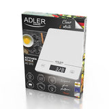 Bascula De Cocina Hasta 15 Kg Adler Ad 3170