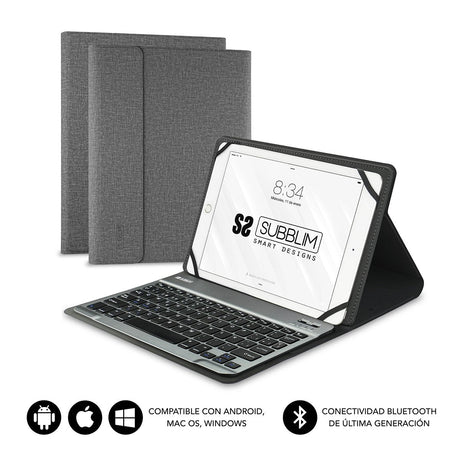 EAN 8436586741082 - SUBBLIM SUB-KT2-BT0002 teclado para móvil QWERTY Español Gris imagen 1