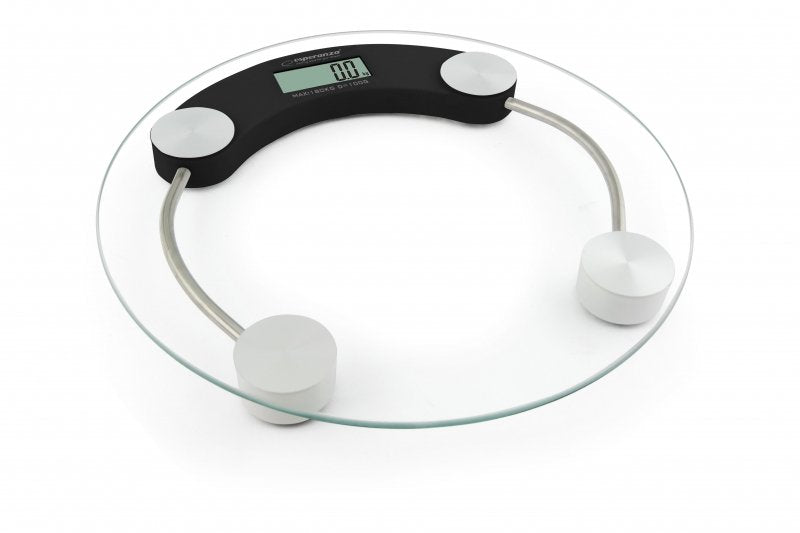 Esperanza Ebs007k Báscula De Baño Círculo Negro Personal Electrónica