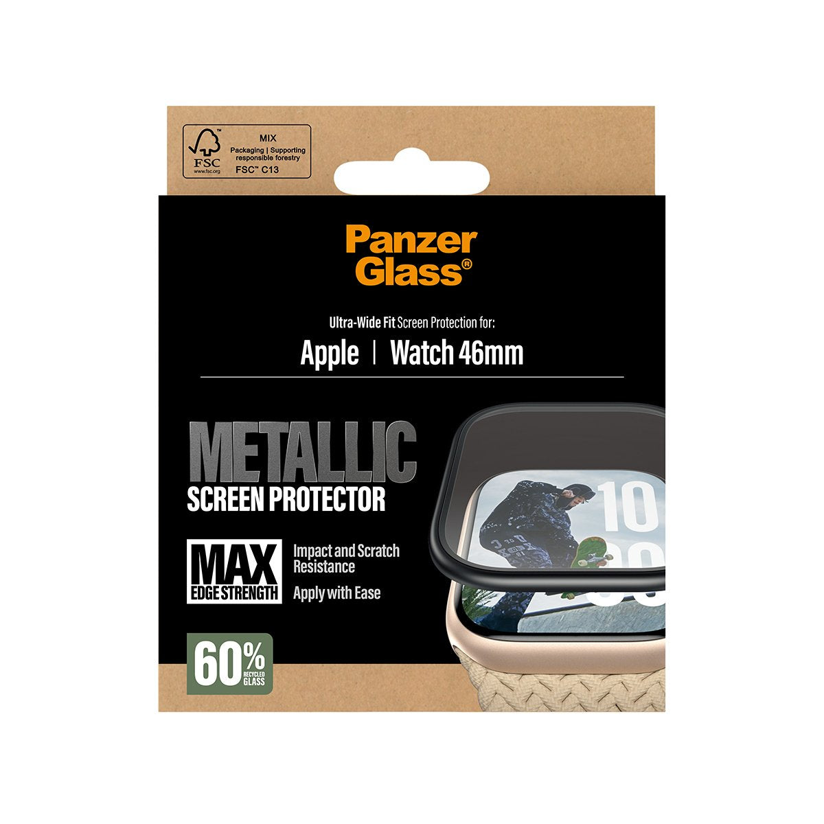 EAN 5715685032646 - PanzerGlass ® Screen Protector Metallic Apple Watch Series 11 | 10 | 46mm Protector de pantalla 1 pieza(s imagen 3