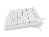 Teclado Español Natec Nautilus Slim Blanco