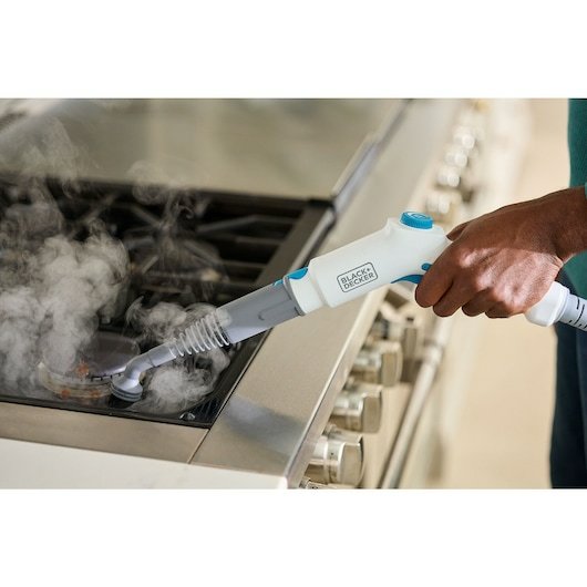 Limpiador  Black & Decker Bhsmp2314-Qs  A Vapor  De Cilindro 1,2 L 2300 W Azul, Blanco