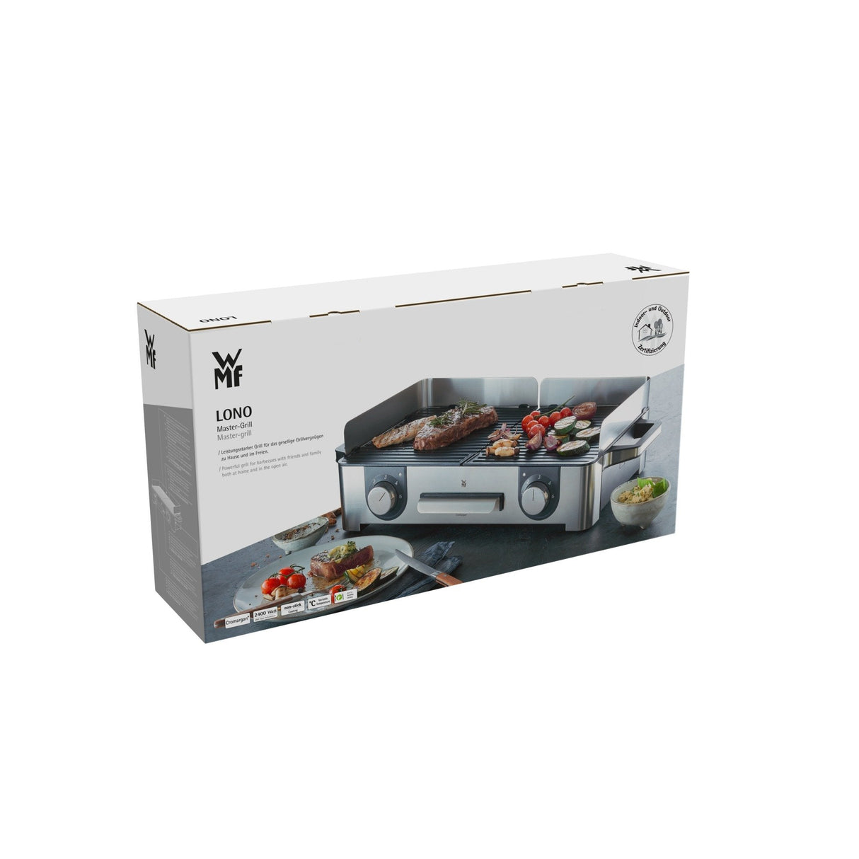 Wmf Lono 0415280011 Parrilla Mesa Eléctrico Acero Inoxidable 2400 W