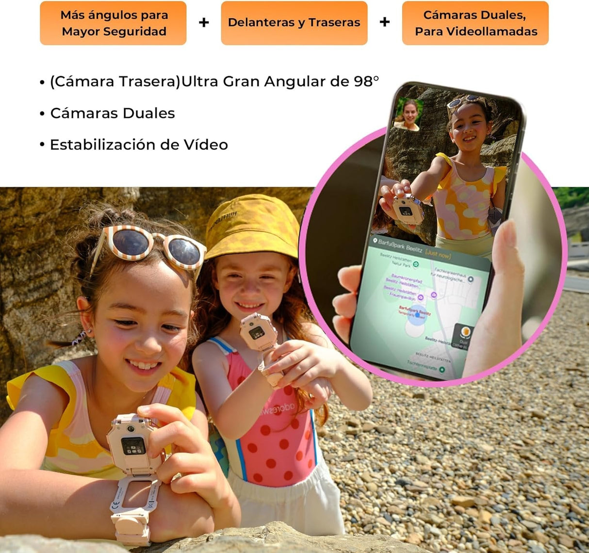 Imoo Watch Phone X10 Weiss Kinder Smart-Watch