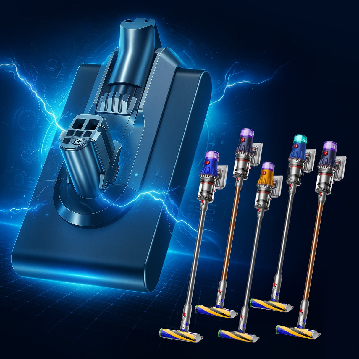 Bateria Zamiennik Dyson V12 25.2v 2500mah + Filter