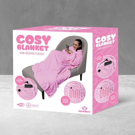 EAN 4260513722950 - Mad Monkey 2000119 manta eléctrica y almohadilla Rosa Vellón imagen 7