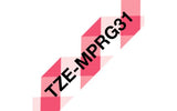 EAN 4977766770255 - Brother TZE-MPRG31 cinta para impresora de etiquetas Negro sobre rojo imagen 1