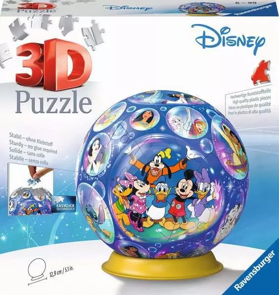 Ravensburger 3d Puzzle Ball Disney 72 Piezas    11561
