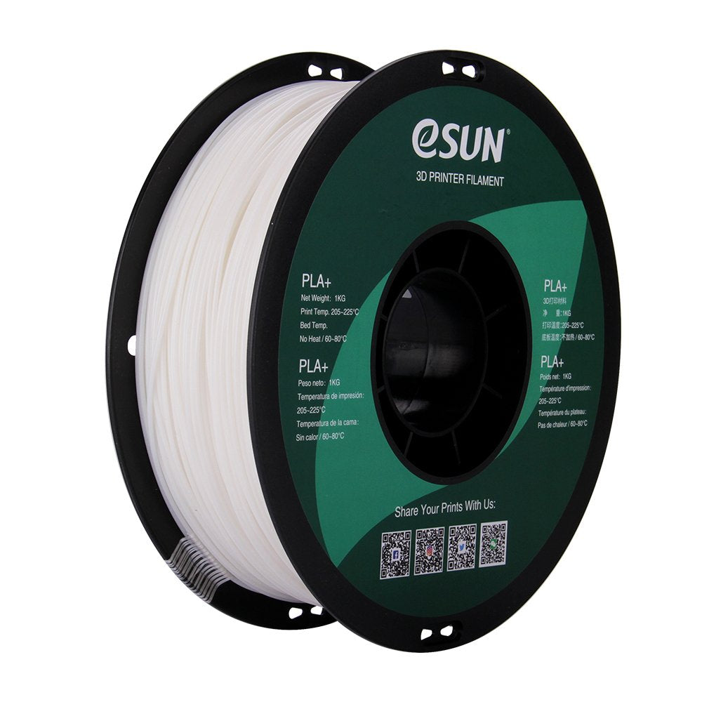 Esun Filamento 3d Pla+ 1.75mm Blanco 1kg