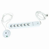 EAN 4006341682772 - REV 00251201 base múltiple 1,5 m 6 salidas AC Interior Blanco imagen 1