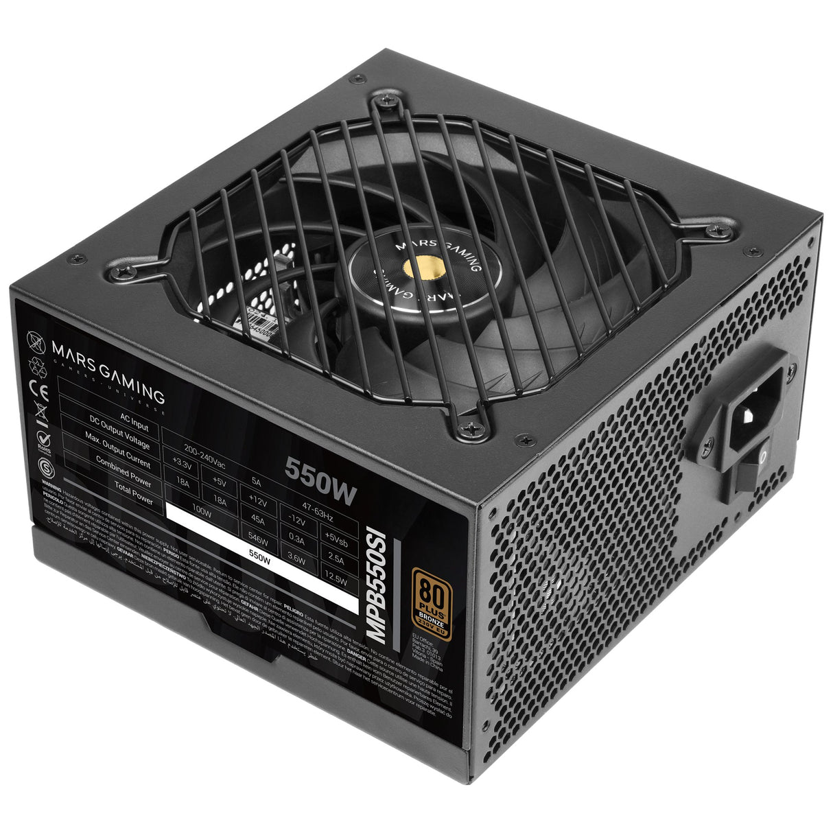 EAN 8435693108504 - Mars Gaming MPB550SI unidad de fuente de alimentación 24-pin ATX imagen 2