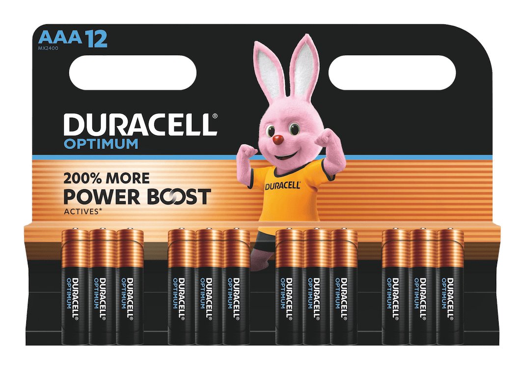 Duracell Optimum 200 Pila Alcalina Aaa Lr03 Blister*12