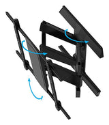 Soporte B-Tech Twin Cantilever 190,5 Cm (75") Pared Negro