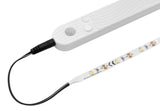 Ansmann 1600-0436 Tira De Led De 2 M Con Sensor Crepuscular Y De Movimiento Pir, Iluminación De Armario Led, Incluidas 4 Pilas Aaa