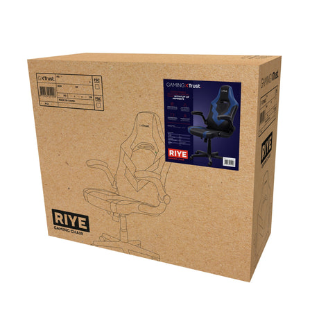 EAN 8713439251296 - Trust GXT 703B RIYE Silla para videojuegos universal Negro, Azul imagen 6