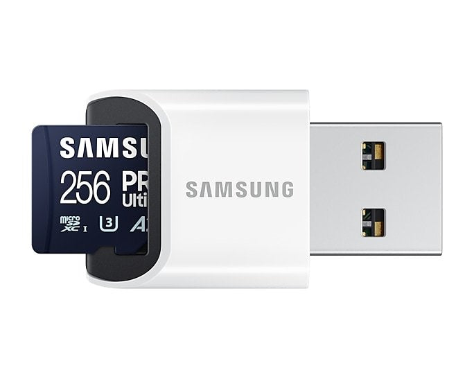 Samsung 256gb Pro Ultimate Microsd Card + Card Reader