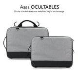 EAN 8436586741549 - SUBBLIM SUB-LS-2AS0001 maletines para portátil 35,6 cm (14") Funda Gris imagen 3