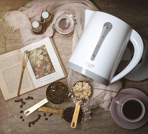 EAN 5908256835399 - Adler AD 1244 tetera eléctrica 2,5 L 2200 W Blanco imagen 7