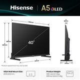 EAN 6942351418315 - Hisense 40A5Q 101,6 cm (40") Full HD Smart TV Wifi Negro imagen 2
