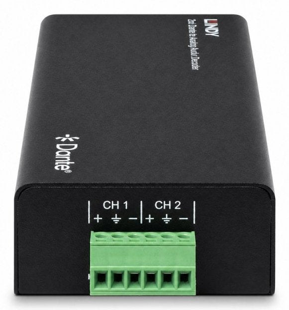 2ch Dante  To Analog Audio Decoder