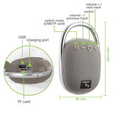 Techly Icasbl321gr Altavoz Bluetooth 5.3, 5w, Tws, Led, Usb Microsd Mp3, Gris