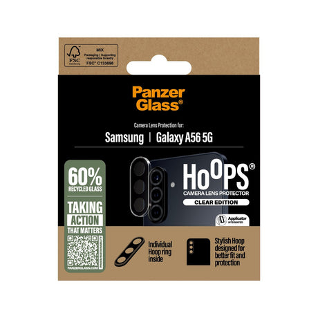 EAN 5715685017148 - PanzerGlass ® Hoops® Camera Lens Protector Transparent Samsung Galaxy A56 5G Protector de pantalla 1 piez imagen 3