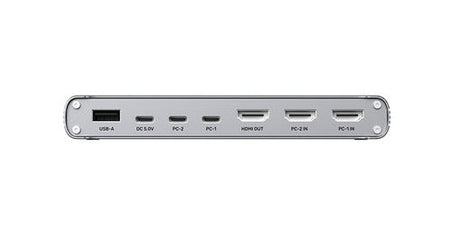 EAN 4894160058133 - UNITEK D1118AGY01-EU interruptor KVM Gris imagen 13