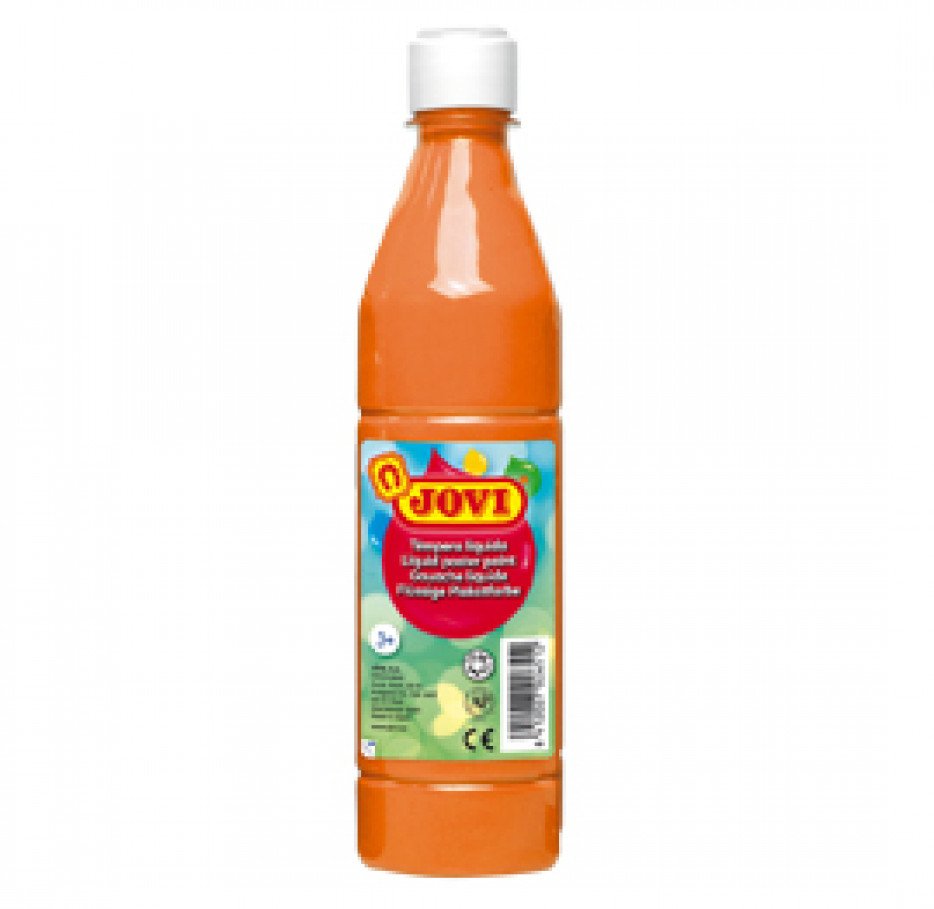 Jovi Témpera Líquida School Botella De 500ml Naranja