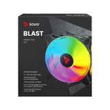 Juego De 3 Ventiladores Argb Savio Blast 3 X 120 Mm 3 Pines 5 V 4 Pines 12 V