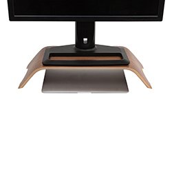 Soporte De Monitor Terratec Madera Tres Imac Y Pc De Madera Real