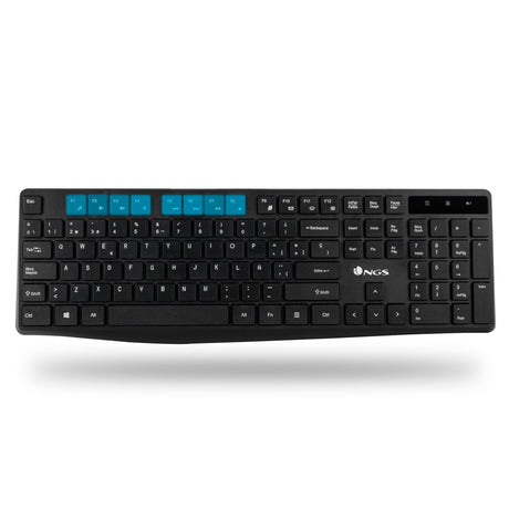 EAN 8435430617726 - NGS Allure Kit, QWERTY, ES teclado Ratón incluido Universal RF inalámbrico Negro imagen 4