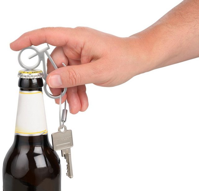 Troika Flaschenöffner Drahtesel