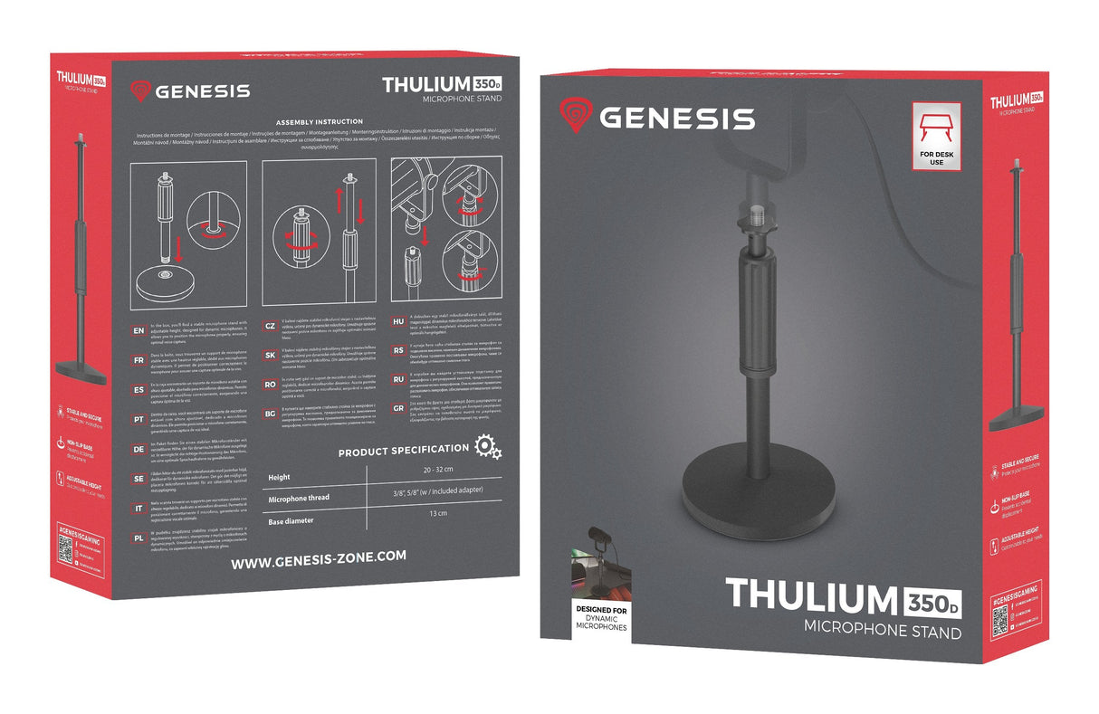 Soporte Para Microfono Genesis Thulium 350d