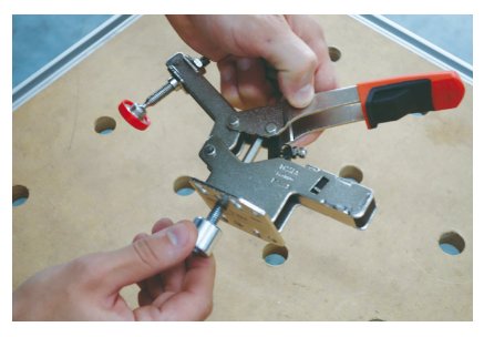 Abrazadera De Empuje Y Tracción Bessey  Stc-Ihh25-T20, Con Juego De Accesorios