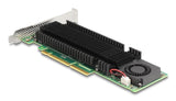 Pci Express X8 Karte Zu 2 X Intern Nvme M.2 Key M Mit Raid - Low Profile Formfaktor