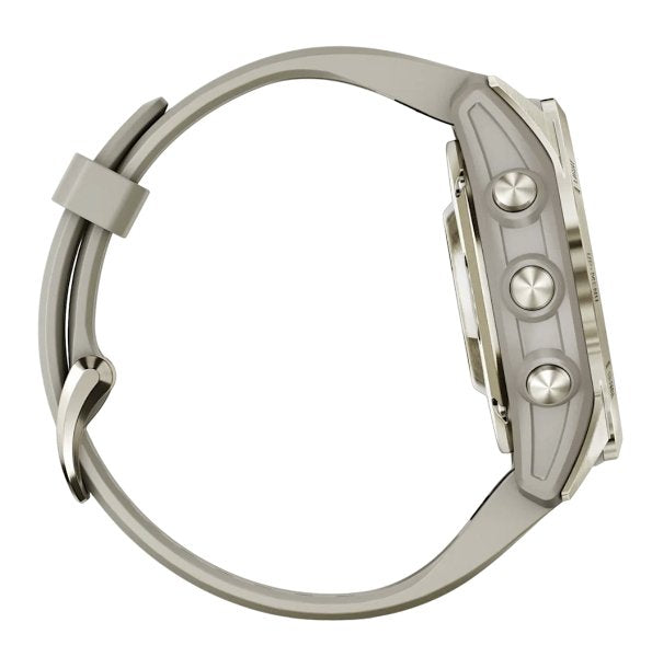 Garmin Fenix 7spro Sapphire Solar -42mm - Light Sand Soft Go