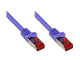 Goodconnections Cable De Red Mit Rastnasenschutz, Cat. 6, S Ftp, Pimf, Pvc, 250mhz, Violett, 3m,