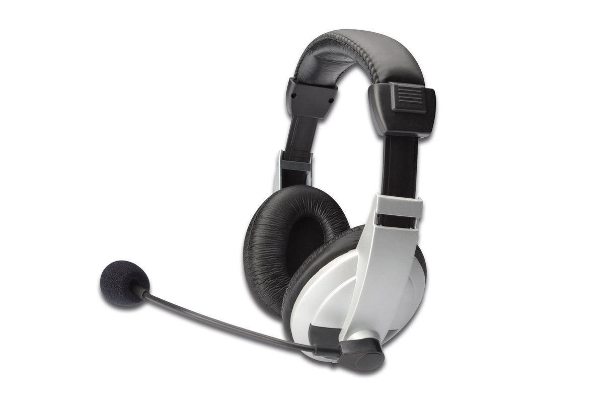 Digitus Auriculares Con Micro 90 Db Jack 3,5 Mm Gris Da-12201