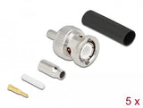 Delock Bnc Stecker Zum Crimpen Rg-174 Rg-316 Mit Passendem Schrumpfschlauch