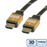 Roline Gold Hdmi High Speed Cable Mit Ethernet, 7,5 M