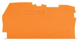 Wago 2102-1292 Abschluss-Und Zwischenplatte,0,8 Mm Dick,Orange