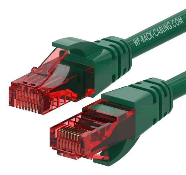 Wp Wpc-Pat-6u002g Cable De Red Negro, Verde 0,2 M Cat6 U/Utp (Utp)
