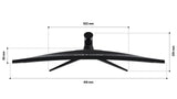 EAN 4589511188927 - JAPANNEXT JN-IPS340UWQHD60C-C65W-HS pantalla para PC 86,4 cm (34") 3440 x 1440 Pixeles UltraWide Quad HD  imagen 6