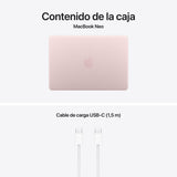 Apple Macbook Neo 13' A18 Pro 6-Core Cpu 8gb 512gb Ssd 5-Core Gpu Touch-Id Rosa Nube