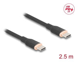 Delock Usb 2.0 Cable Usb Typ-C St > St Pd 3.0 60w 2.5m Schw.