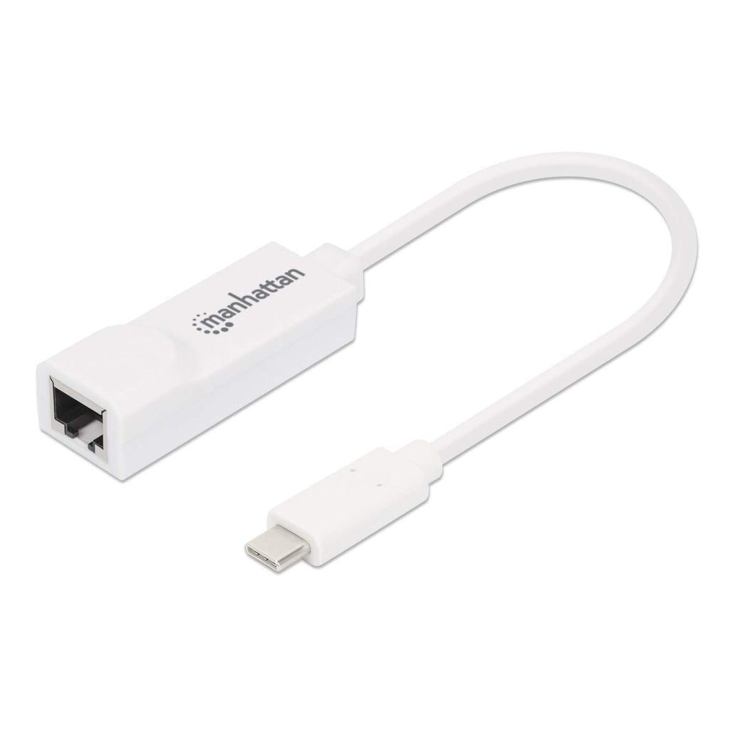 Manhattan Adaptador De Usb Tipo C A Red Gigabit Usb Superspeed 3.2 Generación 1; 10/100/1000 Mbps Gigabit Ethernet
