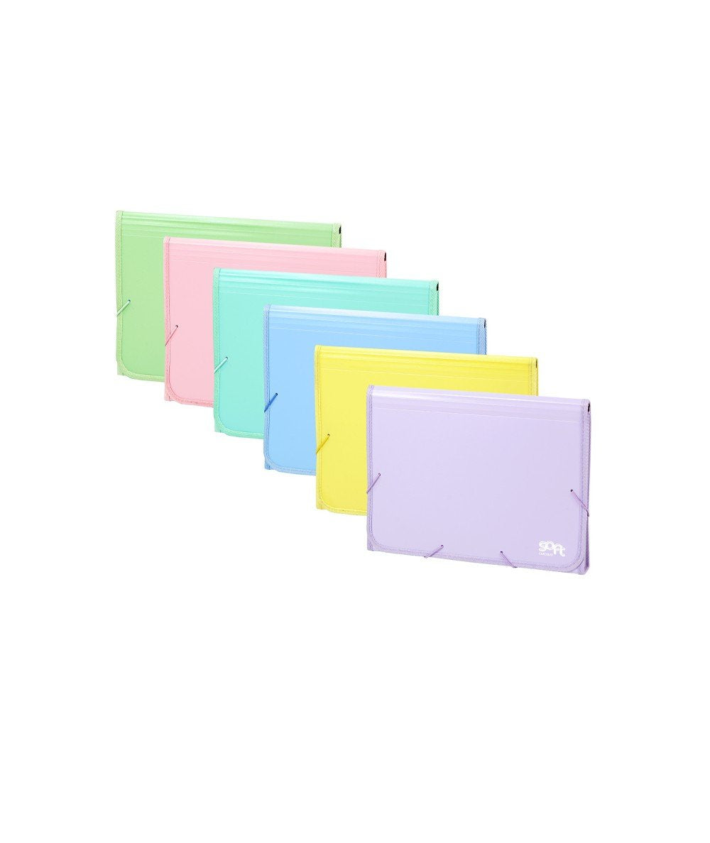 Carchivo Clasificador Acordeón Soft Pp Folio 13 Dptos A-Z Ribete De Goma Surtido