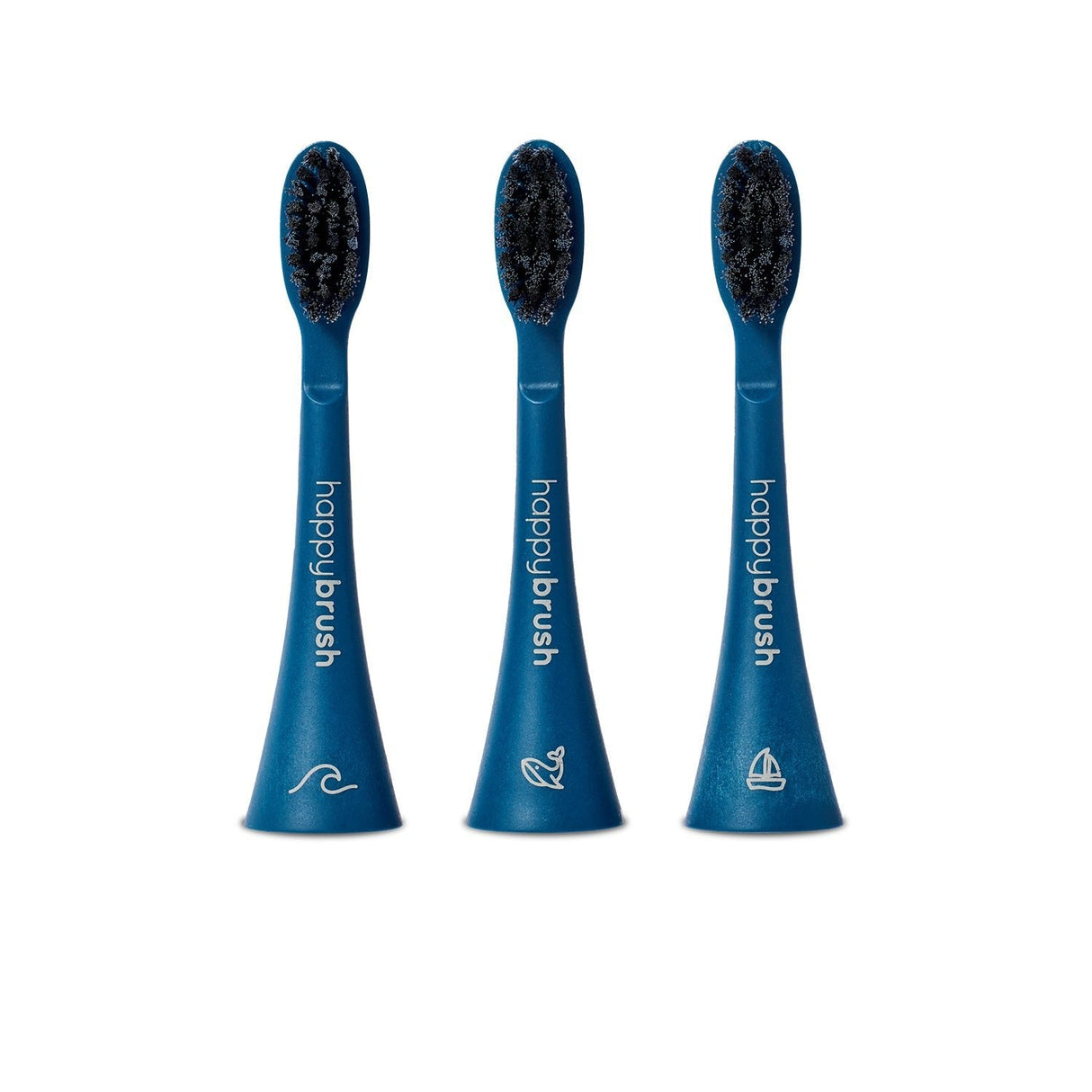 Cabezales Happybrush Eco Vibe 3 Azules Hav3deo