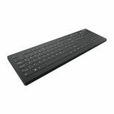 Teclado Alemán Cherry Ak-C8112 Rf Inalámbrico Qwertz Negro
